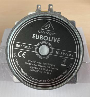 BEHRINGER (ベリンガー) / B112W パワードスピーカー用ドライバー　■W6