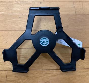 K&M (ケーアンドエム) / 19712 iPadホルダー スタンド取付式 S0124