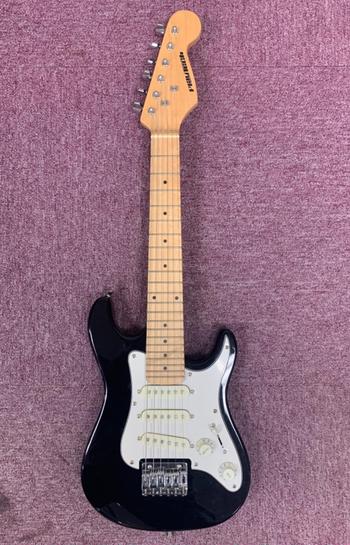 PLAYTECH (プレイテック) / ST025 Black 570mmスケール ミニギター A0475