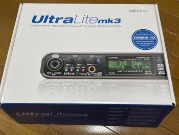 MOTU (モツ) / UltraLite mk3 Hybrid USBオーディオインターフェイス
