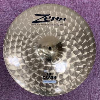 PLAYTECH(旧ZENN) (プレイテックゼン) / ZCB18 クラッシュシンバル A0497