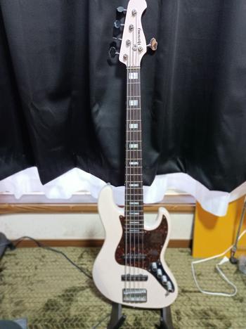 HISTORY / HISTORY TMMKモデル 5弦ベース 中古 シースルーホワイト