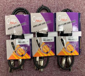 CLASSIC PRO (クラシックプロ) / MIX010 マイクケーブル 1m 3本セット A0628