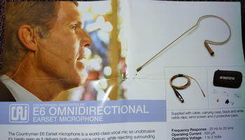 COUNTRYMAN (カントリーマン) / COUNTRYMAN (カントリーマン) E6 EARSET コンデンサーマイク