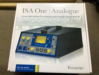FOCUSRITE (フォーカスライト) / ISA One 定番マイクプリアンプ/DI マイクプリアンプ 未開封品 2021年7月購入