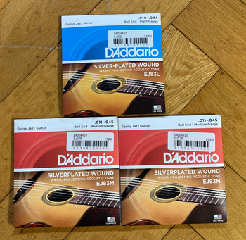 DADDARIO (ダダリオ) / EJ83M EJ83L マカフェリースタイルギター弦セット S0308