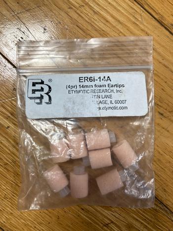 Etymotic (エティモティック) / ER6I-14A ER-6i用イヤーフォーム S0325