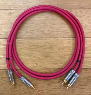 MOGAMI (モガミ) / 2534 Red 1m 自作ケーブル 2本ペア