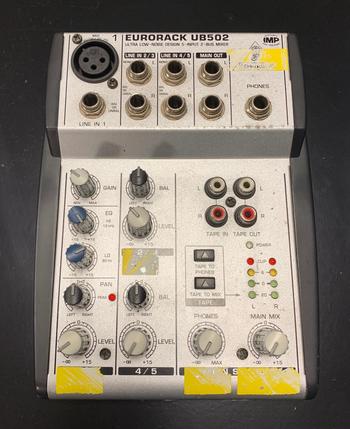 BEHRINGER / UB502 アナログミキサー