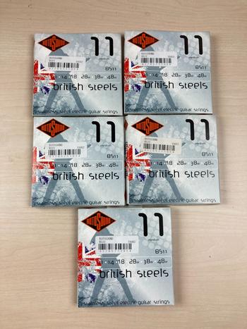 ROTOSOUND (ロトサウンド) / BS11 BRITISH STEELS Medium エレキギター弦 5個セット D0015