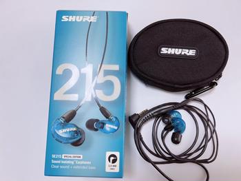SHURE / SE215SPE-A トランスルーセントブルー