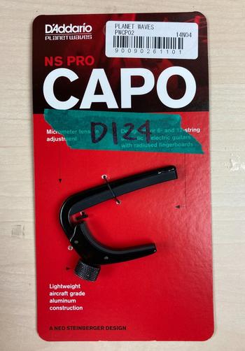 DADDARIO (ダダリオ) / PW-CP-02 アコースティックギター用カポタスト D0124