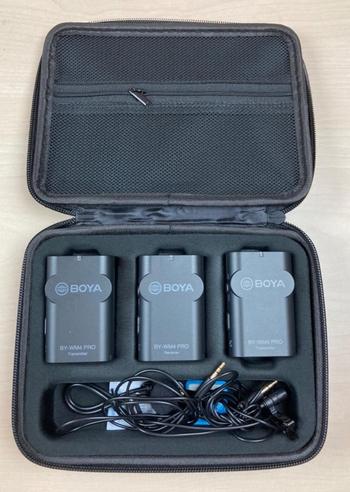 BOYA (ボーヤ) / BY-WM4 PRO-K2 カメラ/スマホ用ワイヤレスマイク TRS/TRRS接続 D0260