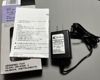 CUSTOM AUDIO JAPAN (カスタムオーディオジャパン) / PB12DC9-2.1 電源アダプター