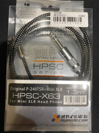 OYAIDE (オヤイデ) / HPSC-X63 1.3m 交換用リケーブル