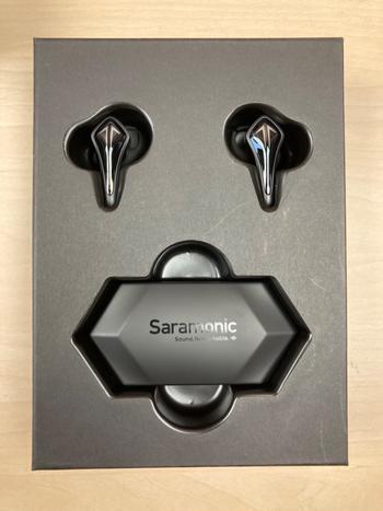 Saramonic (サラモニック) / SR-BH60-B ブラック ゲーム用完全ワイヤレスイヤホン 2個セット D0494