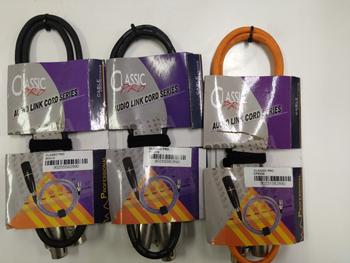 CLASSIC PRO (クラシックプロ) / MIX010 マイクケーブル 1m XLRキャノン　3本セット 030601