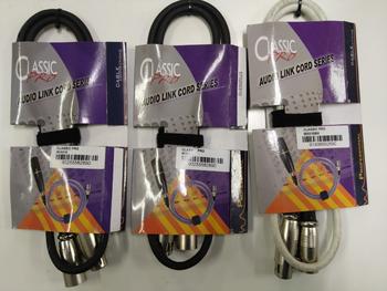 CLASSIC PRO (クラシックプロ) / MIX010 マイクケーブル 1m XLRキャノン　3本セット 030602