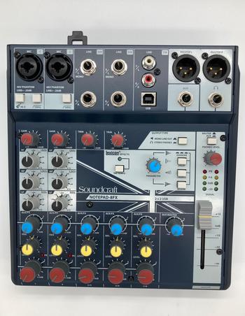 Soundcraft / Notepad-8FX アナログミキサー　8ch