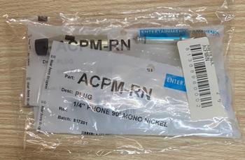 AMPHENOL (アンフェノール) / ACPM-RN モノラルフォンプラグ、L型 2個セット 新品 未使用 未開封