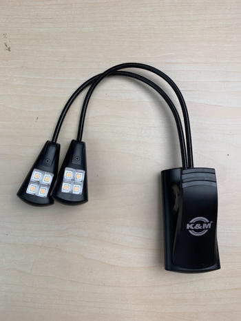 K&M (ケーアンドエム) / 12246 譜面台ライト Double4 LED Flex Light D1198