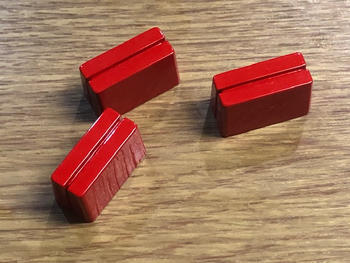 VESTAX (ベスタクス) / DJミキサー用スピードノブRED３個セット