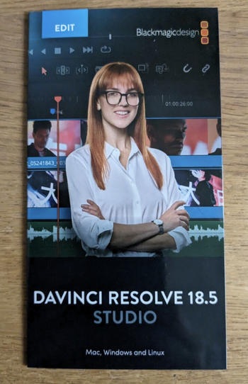 Blackmagic Design (ブラックマジックデザイン) / DaVinci Resolve Studio ライセンスキー版