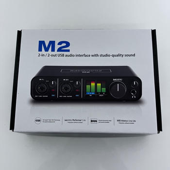 MOTU (モツ) / motu M2 新品 バンドルソフトのみなし