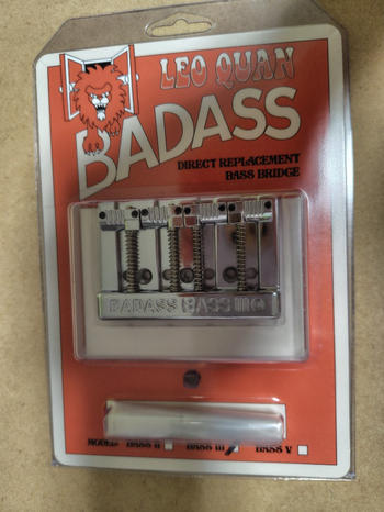 ALLPARTS (オールパーツ) / BB-3343-001 Leo Quan Badass III Bass Bridge Nickel