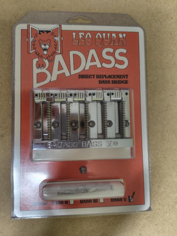 ALLPARTS (オールパーツ) / BB-3345-010 Leo Quan Badass V 5-String Bass Bridge Chrome