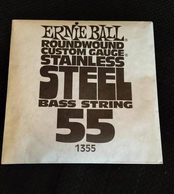 ERNIE BALL (アーニー・ボール) / ERNIE BALL アーニー・ボール .055 STAINLESS STEEL ベース弦　ステンレスラウンドワウンド