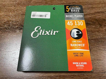ELIXIR (エリクサー) / NANOWEB Light Long Scale #14202 5弦エレキベース弦