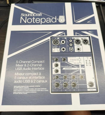 Soundcraft (サウンドクラフト) / Notepad-5 アナログミキサー　5ch