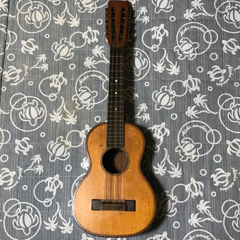 不明 / 貴重 ヴィンテージ ティプル ブランド不明 10弦ウクレレ