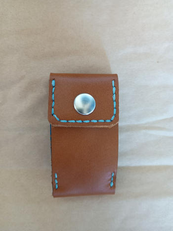 自作 / 手縫い革製ピックケース