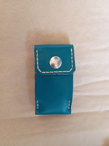 自作 / 手縫い革製ピックケース