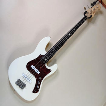 FUJIGEN (フジゲン) / 【美品】FUJIGEN BMJ-R 日本製ジャズベース べっ甲 22F 希少 アンティークホワイト×べっ甲柄ピックガード