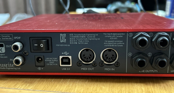 FOCUSRITE (フォーカスライト) / Scarlett 6i6 オーディオインターフェイス