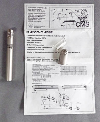 AKG (アーカーゲー) / C-451E