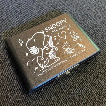 SNOOPY WITH MUSIC (スヌーピーウィズミュージック) / リードケース　アルトサックス　美品　黒　ALTO SAX　￥6600