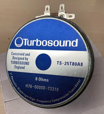 Turbosound (ターボサウンド) / Turbosound (ターボサウンド) / TS-25T80A8 ターボサウンド製ツイーター 8Ω W5-2