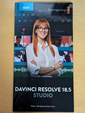 Blackmagic Design (ブラックマジックデザイン) / DaVinci Resolve Studio ライセンスキー版