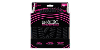 ERNIE BALL (アーニー・ボール) / Coiled Cable 30ft Black アウトレット品