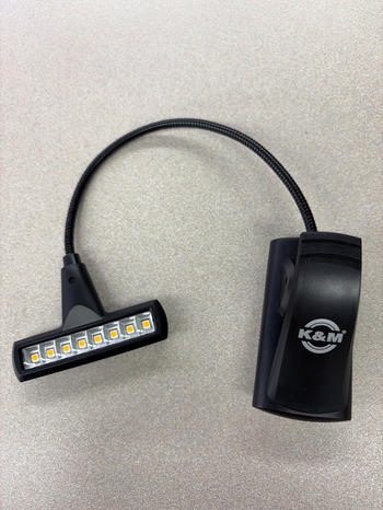 K&M (ケーアンドエム) / 12247 譜面台ライト T-Model LED Flex Light D1534