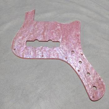 彩弦堂 / FUJIGEN(FGN) BMJシリーズ用ピックガード さくらピンク ラメ入り ジャズベース用ピックガード Pink 桜