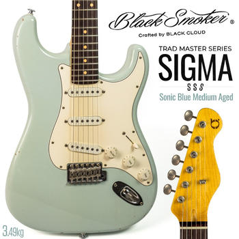Black Smoker Guitar (ブラックスモーカー) / Black Smoker TM SIGMA SSS Sonic Blue Medium Aged 3.49kg