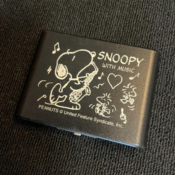 SNOOPY WITH MUSIC (スヌーピーウィズミュージック) / リードケース　アルトサックス　美品　黒　ALTO SAX　￥8250