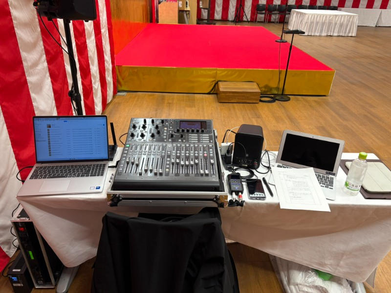 小中規模イベントのPA(音響)サポートサービス