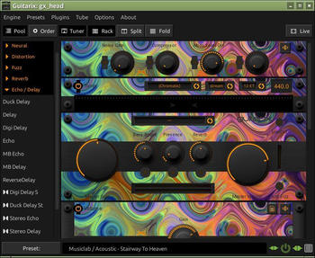 LinuxでフリーDTM,  multiエフェクター, Amp sim等