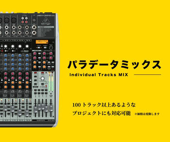 プロがクリアで高い音圧のパラミックス承ります